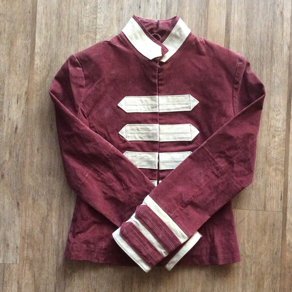 Retro Suede Military Jacket